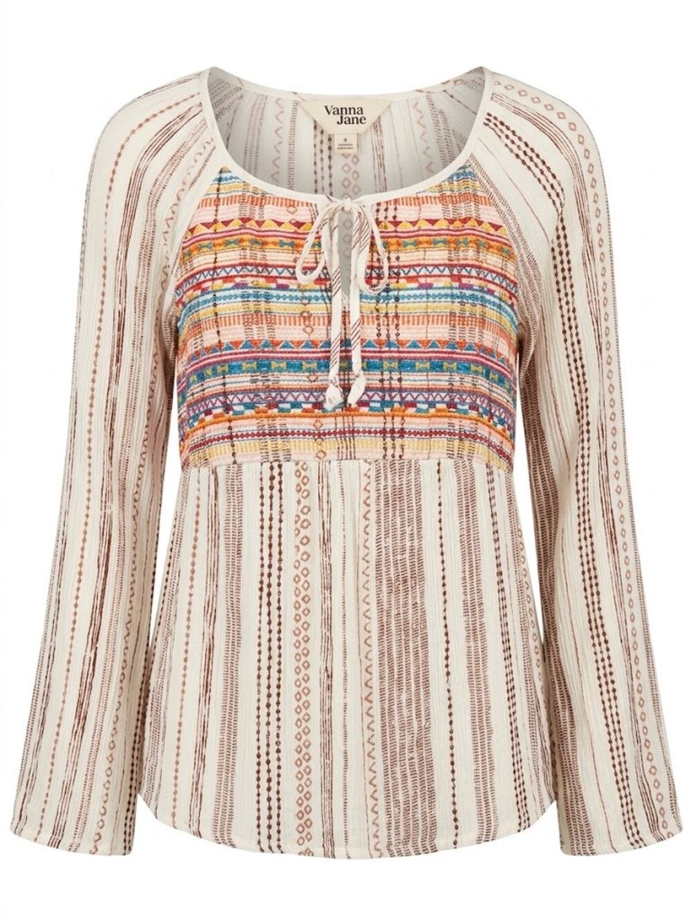 Savanna Jane Jr's long-sleeve peasant-style blouse